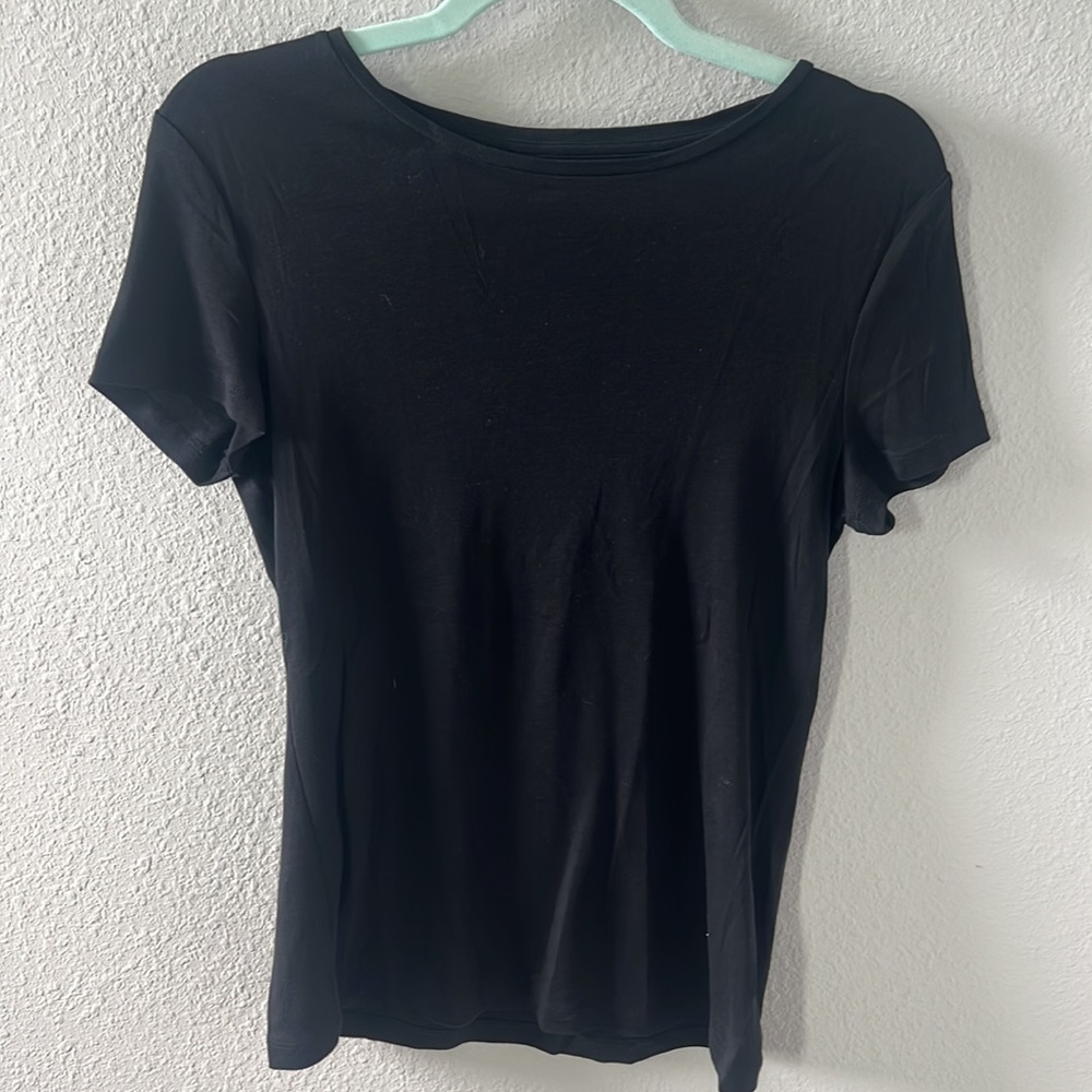 Talbots size medium short sleeve black T-shirt